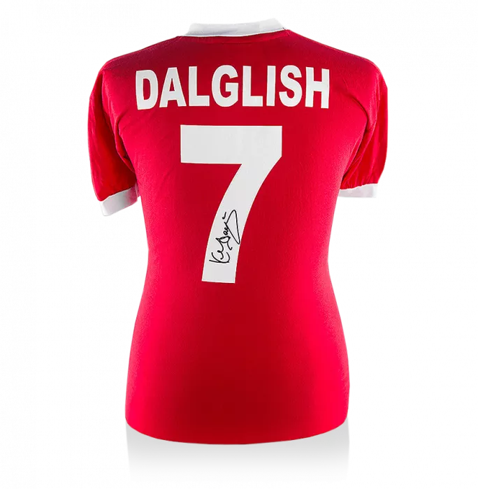 Kenny Dalglish Back Signed Liverpool 1979-82 Home Shirt