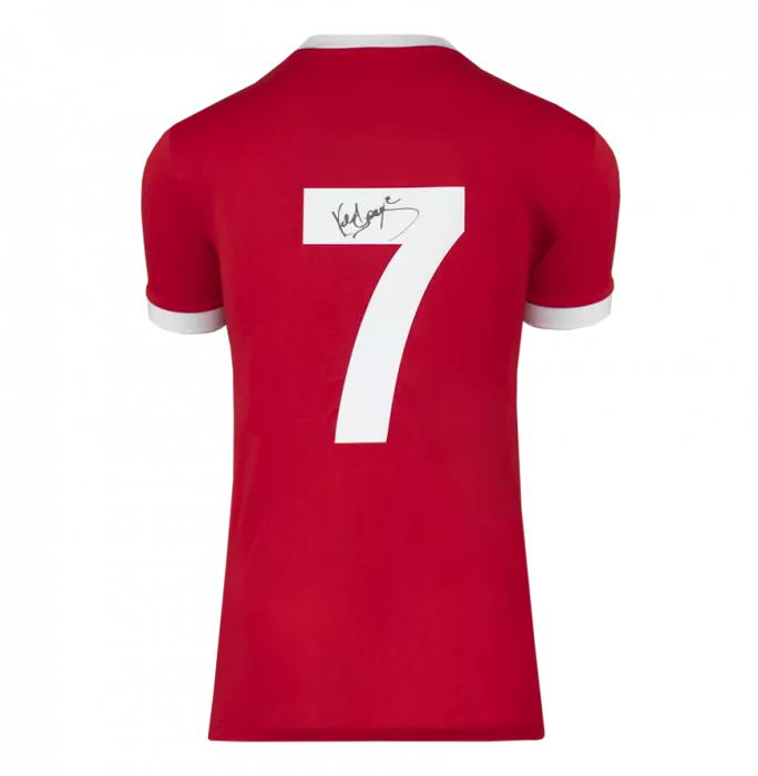 Kenny Dalglish Back Signed Liverpool FC 1978 Home Shirt In Deluxe Packaging