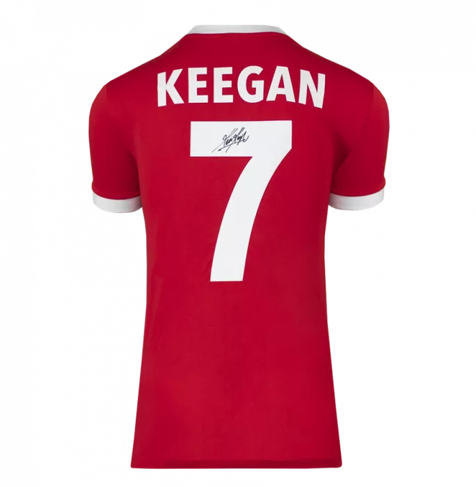Kevin Keegan Back Signed Liverpool 1978 Retro Shirt In Classic Frame