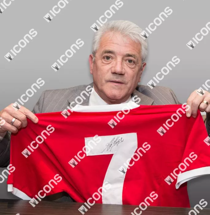 Kevin Keegan Back Signed Retro Liverpool Home Shirt In Classic Frame