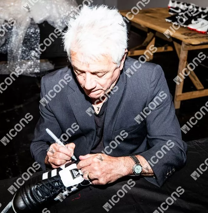 Kevin Keegan Signed Black And White Adidas Gloro Boot