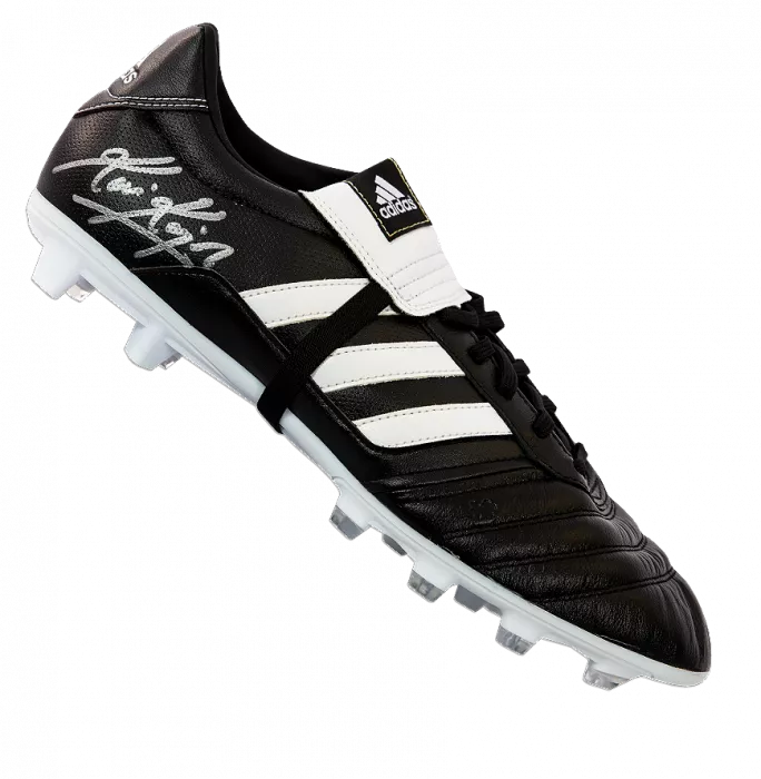 Kevin Keegan Signed Black and White Adidas Gloro Boot
