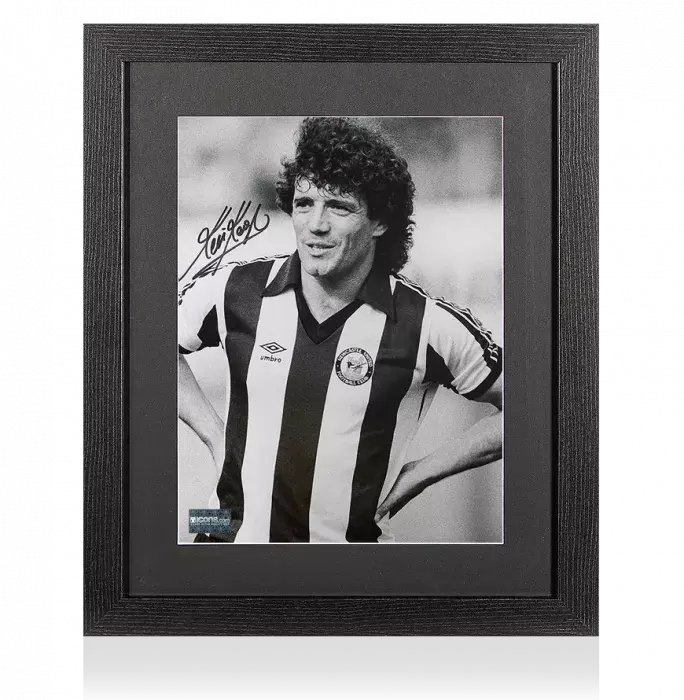 Kevin Keegan Signed Newcastle United Photo In Black Wooden Frame: Tyneside Icon