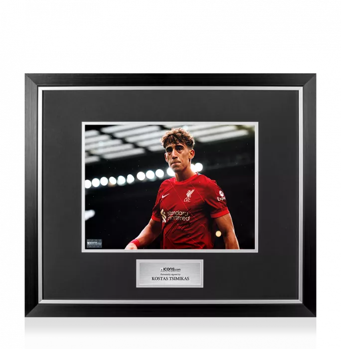 Konstantinos Tsimikas Signed Liverpool FC Photo In Premium Photo Frame: Greek Scouser