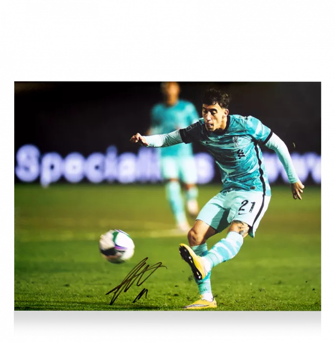 Konstantinos Tsimikas Signed Liverpool FC Photo In Premium Photo Frame: Reds Favourite