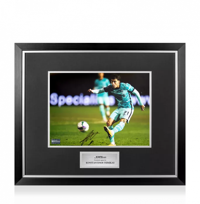 Konstantinos Tsimikas Signed Liverpool FC Photo In Premium Photo Frame: Reds Favourite