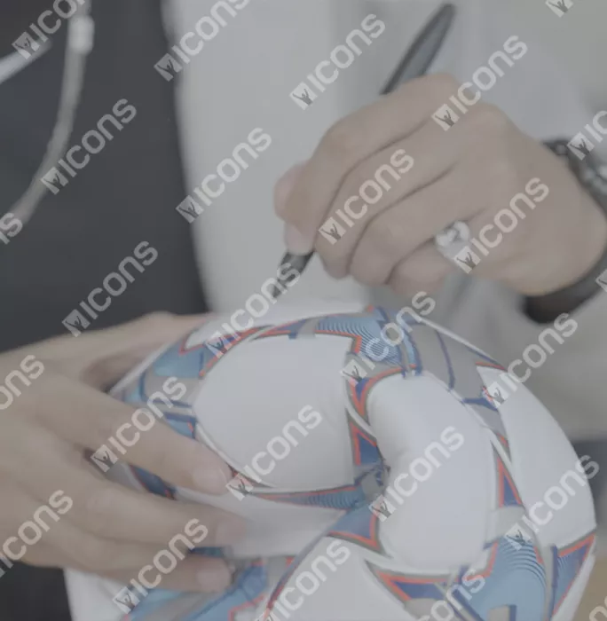 Kylian Mbappe Signed UEFA Champions League Football In Acrylic Case