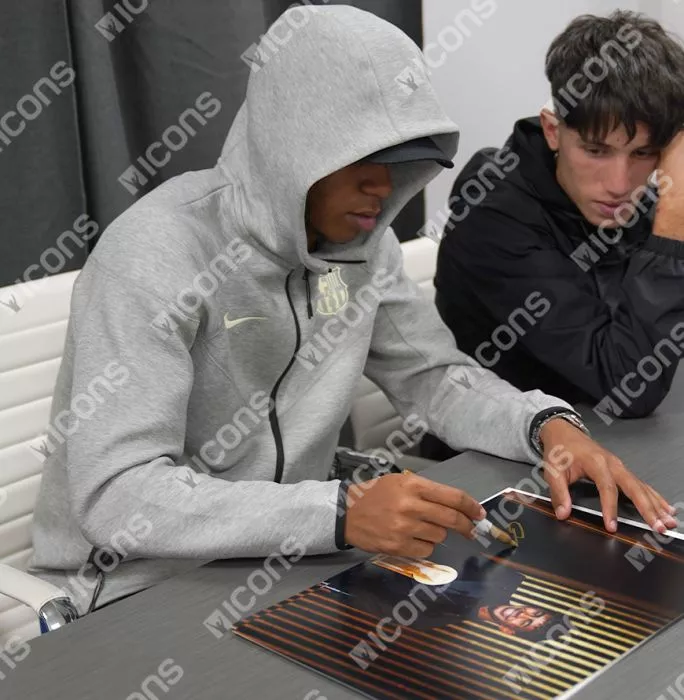 Lamine Yamal Official Ballon D'Or™ Signed And Framed Photo: 2024 Kopa Trophy Winner