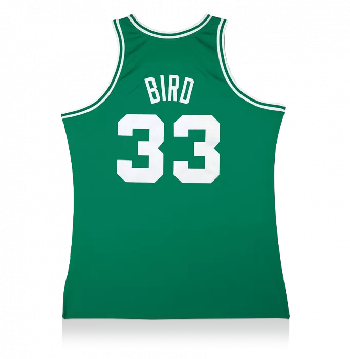 Larry Bird Front Signed Boston Celtics Home Jersey