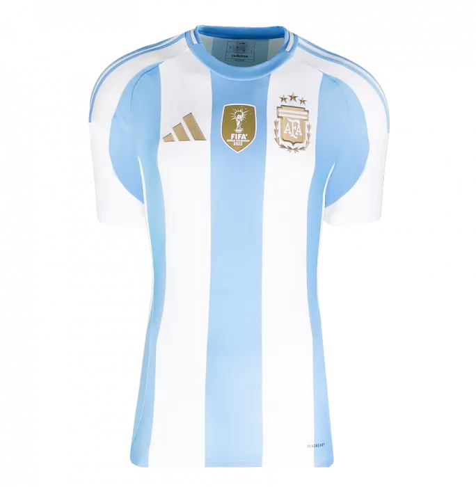 Lautaro Martinez Back Signed Argentina 2024 Home Shirt - "Campeones De La Copa America 2024" Inscription In Hero Frame: Option 1