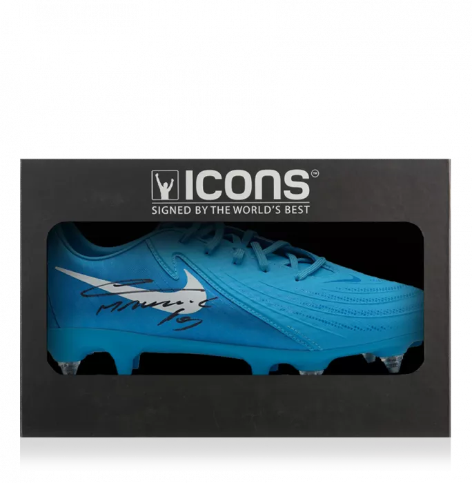 Lautaro Martinez Signed Nike Phantom Boot In Deluxe Packaging