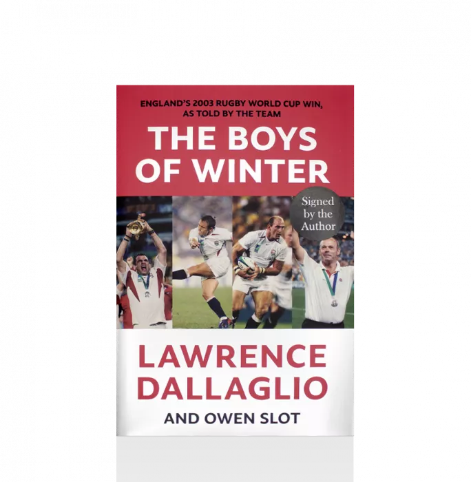 Lawrence Dallaglio Signed 'The Boys of Winter' Book