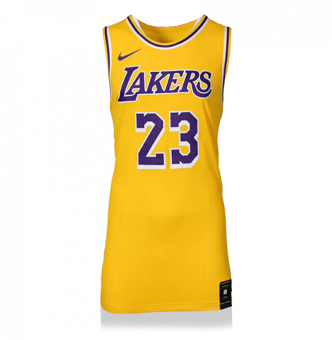 LeBron James Signed Los Angeles Lakers Home Jersey