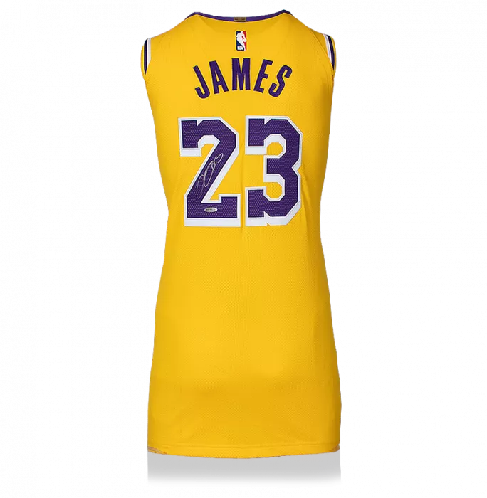 LeBron James Signed Los Angeles Lakers Home Jersey