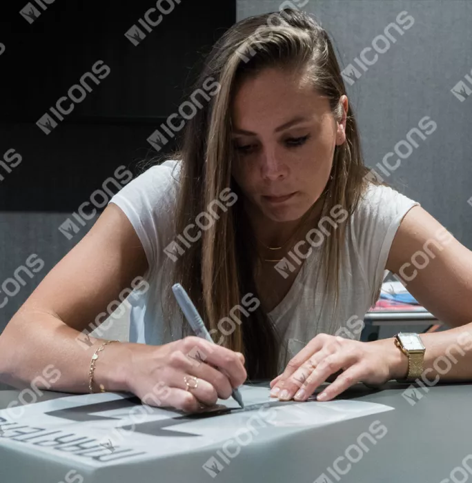 Lieke Martens Back Signed Netherlands 2019 Home Shirt With Fan Style Numbers