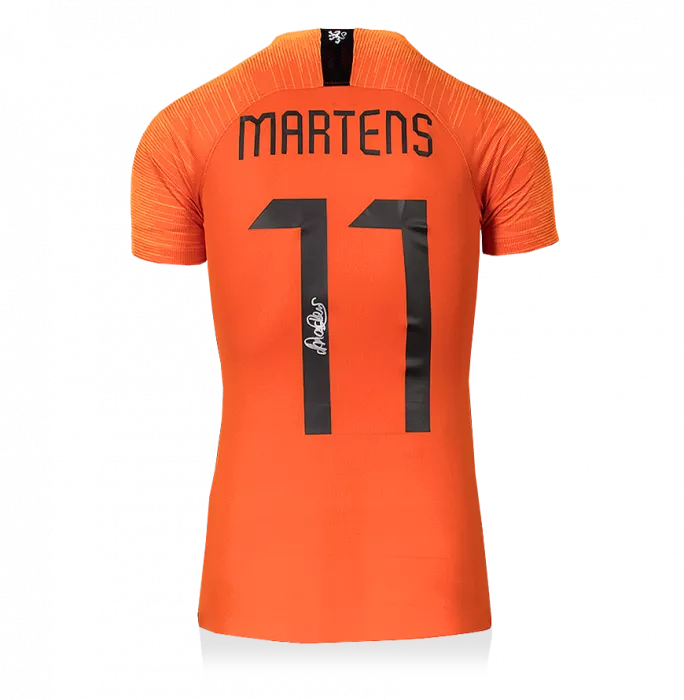 Lieke Martens Back Signed Netherlands Home Shirt With Fan Style Numbers