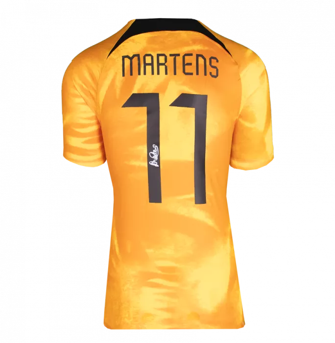 Lieke Martens Signed Netherlands 2022-23 Home Shirt In Hero Frame: Option 1