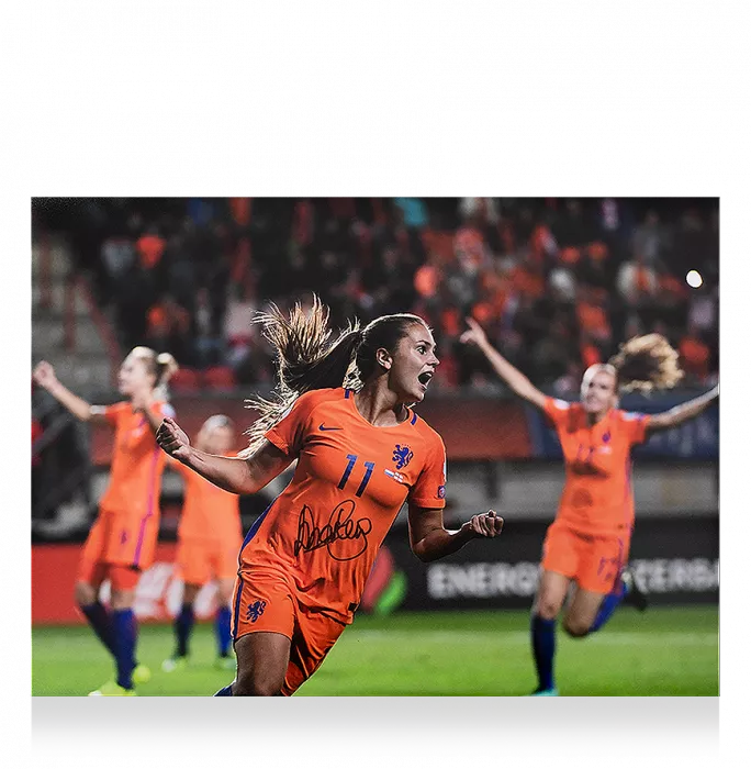 Lieke Martens Signed Netherlands Photo: UEFA Women’s EURO 2017 Semi-Final Victory vs England