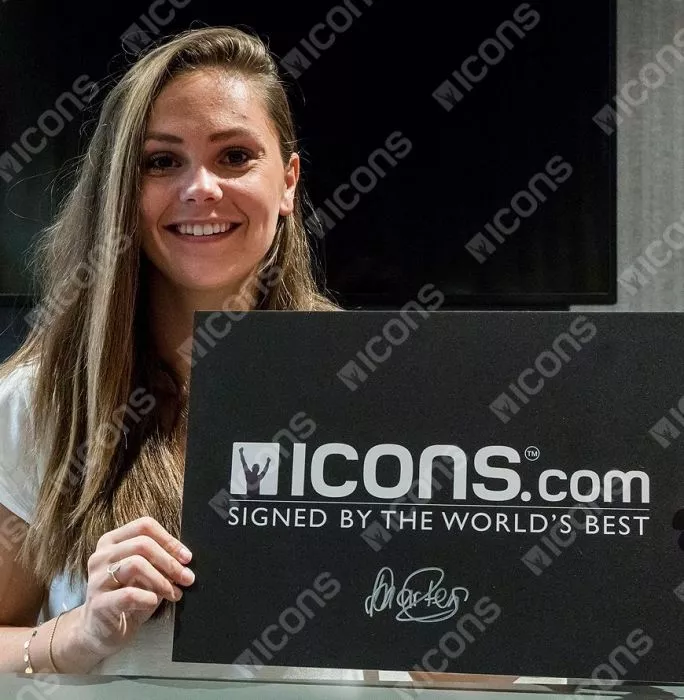 Lieke Martens Signed Netherlands Photos In Dual Photo Frame