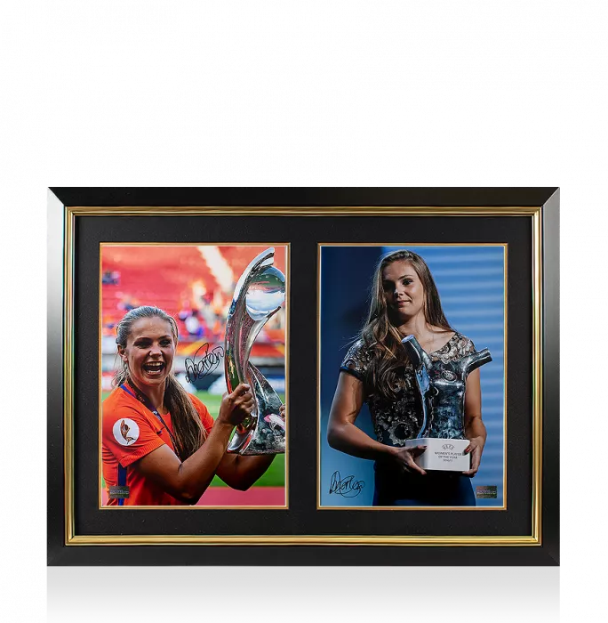 Lieke Martens Signed Netherlands Photos In Dual Photo Frame