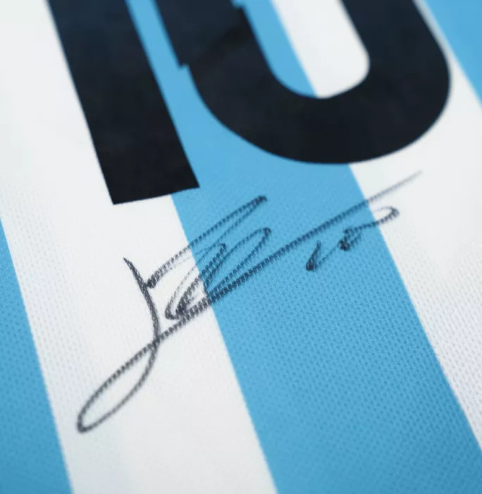 Lionel Messi Back Signed Argentina 2015 Home Shirt In Classic Frame