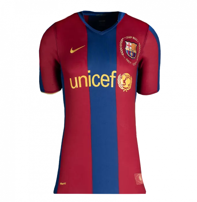 Lionel Messi & Lamine Yamal Dual Signed FC Barcelona 2007-08 Home Shirt In Classic Frame