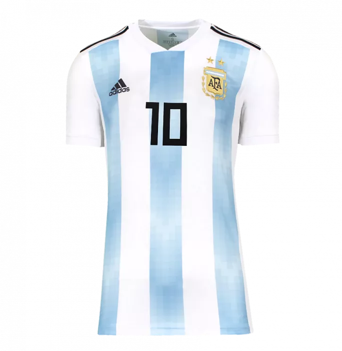Lionel Messi Official 2018 FIFA World Cup™ Back Signed And Hero Framed Argentina 2018-19 Home Shirt