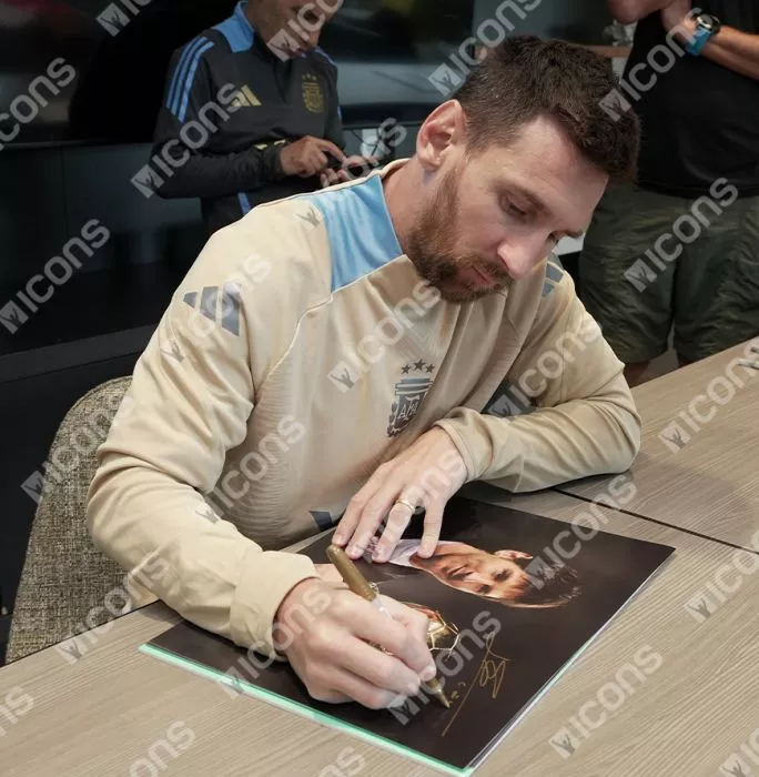 Lionel Messi Official Ballon D'Or™ Signed And Framed Photo: 2010 Ballon D'Or Winner
