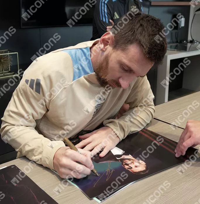 Lionel Messi Official Ballon D'Or™ Signed And Framed Photo: 2023 Ballon D'Or Winner