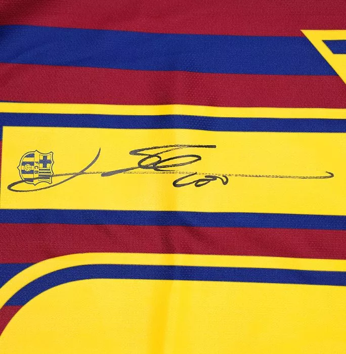 Lionel Messi Official FC Barcelona Back Signed And Framed 2018-19 Home Shirt
