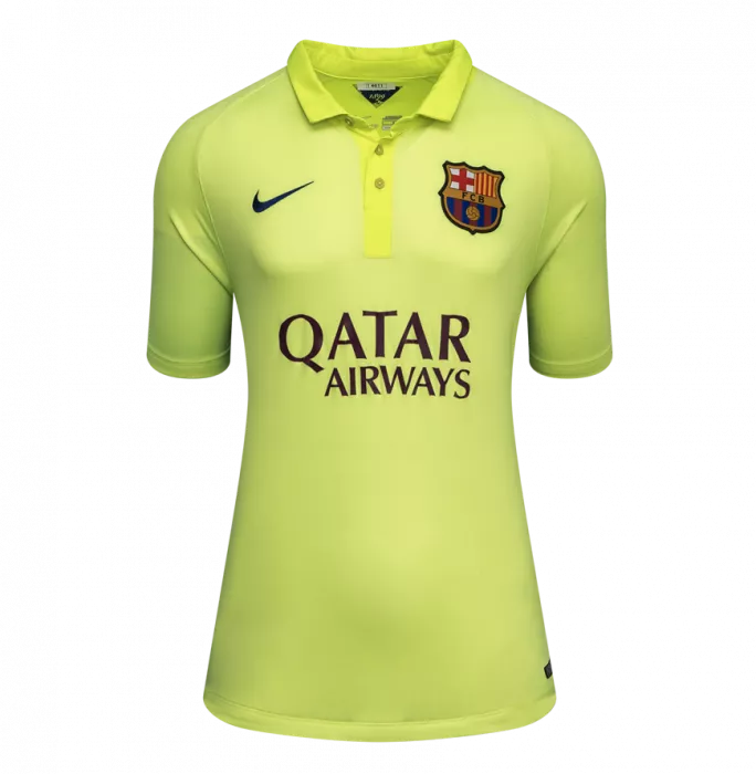 Lionel Messi Official FC Barcelona Back Signed And Framed 2014-15 Third Shirt