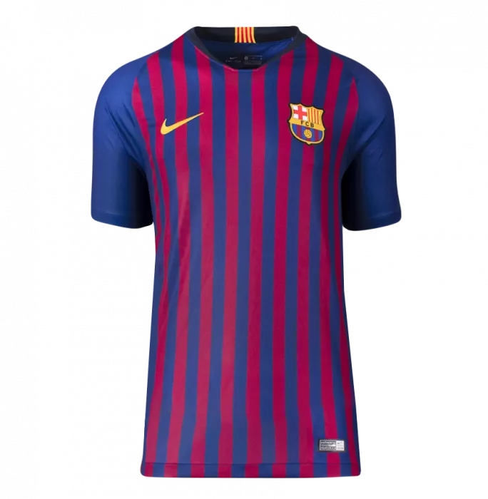 Lionel Messi Official FC Barcelona Back Signed And Framed 2018-19 Home Shirt