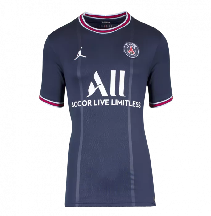 Lionel Messi Official Paris Saint-Germain Back Signed And Framed 2021-22 Home Shirt With Fan Style Numbers