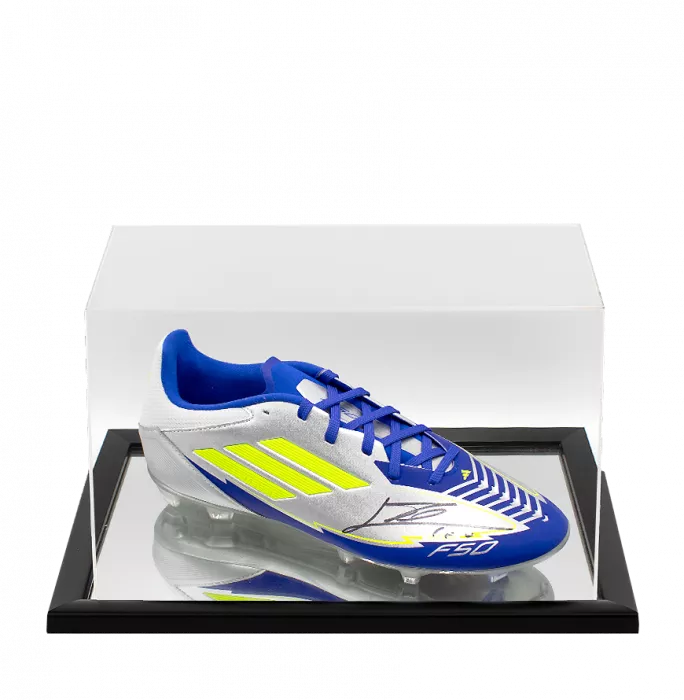 Lionel Messi Official Signed Adidas F50 X Boot In Acrylic Case