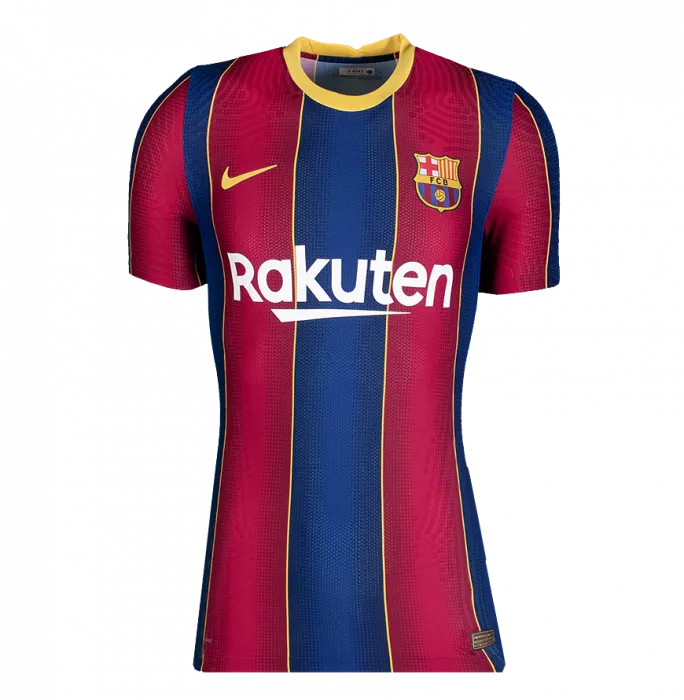 Lionel Messi Official UEFA Champions League Back Signed And Hero Framed FC Barcelona 2020-21 Authentic Home Shirt