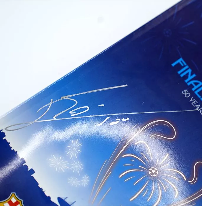 Lionel Messi Signed And Framed 2006 UEFA Champions League Final Programme