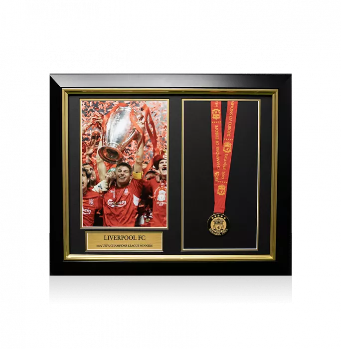 Liverpool FC Framed Medal: Istanbul 2005 Winners