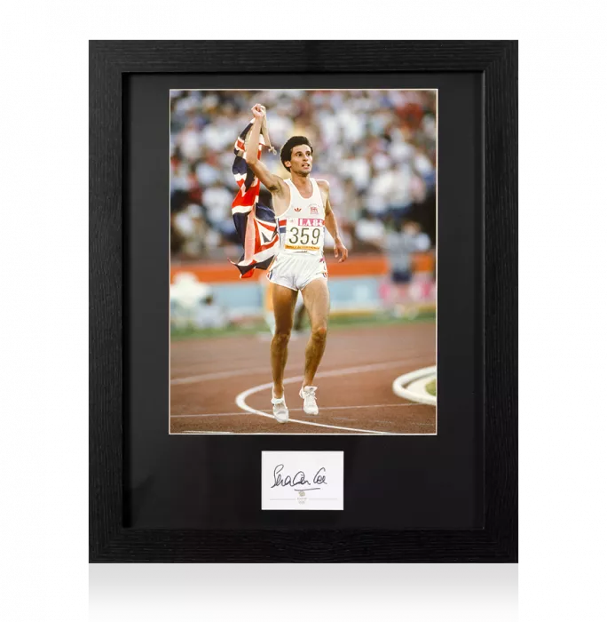 Lord Sebastian Coe Signed Team GB Card And Photo Frame: Option 1