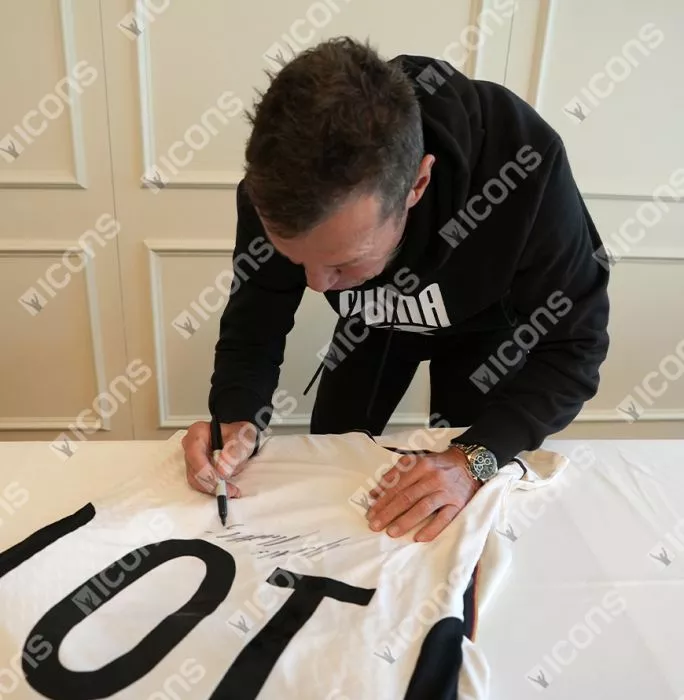 Lothar Matthaus Back Signed Modern Germany Home Shirt: Signed Under Number In Classic Frame