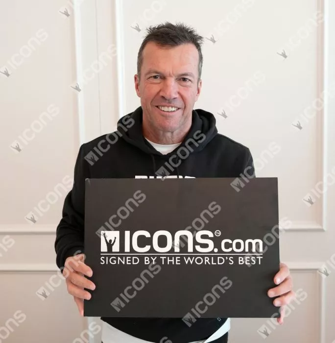 Lothar Matthaus Official Ballon D'Or™ Front Signed And Hero Framed Internazionale 1990 Home Shirt - Ballon D'Or Edition