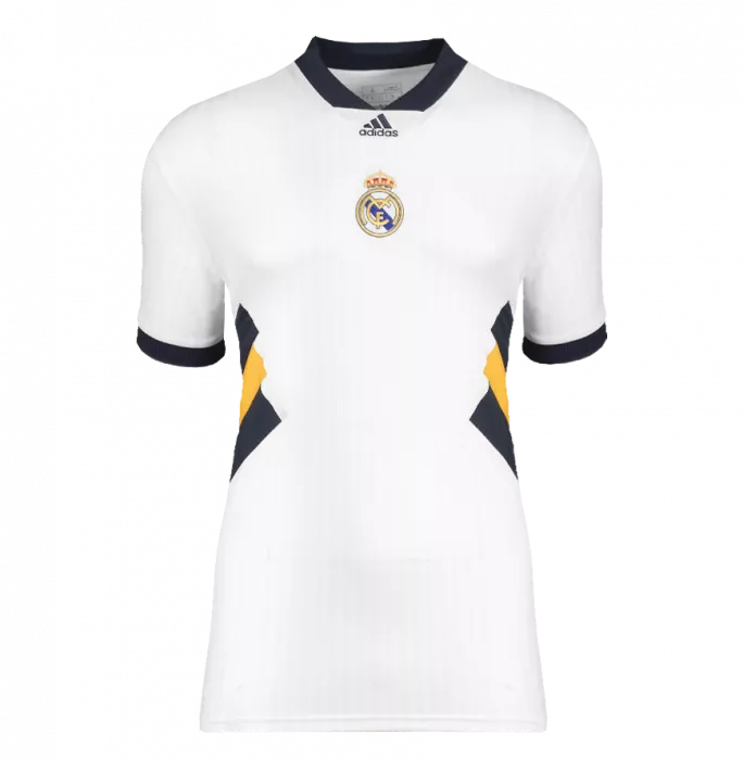 Luis Figo Official UEFA Champions League Back Signed And Framed Real Madrid Icons Shirt