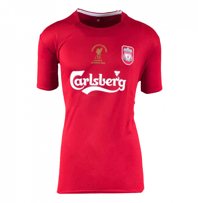 Luis Garcia Back Signed Liverpool FC 2005 Home Shirt In Hero Frame: Option 1