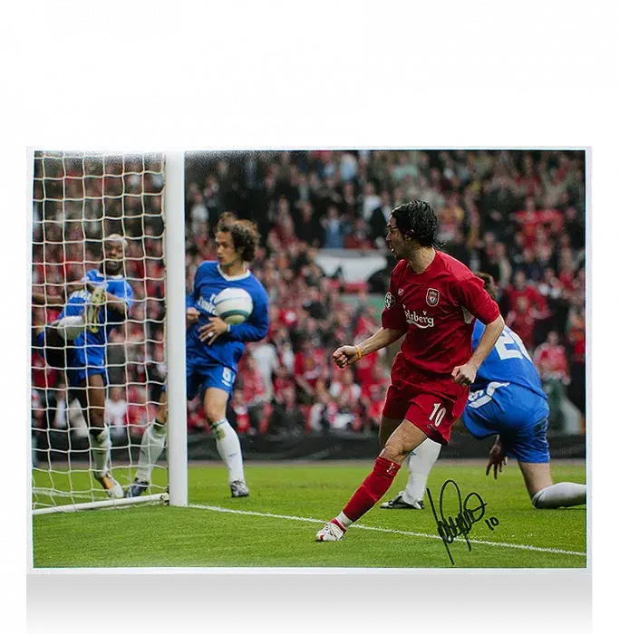 Luis Garcia Signed Liverpool Photo: 'Ghost Goal' Vs Chelsea