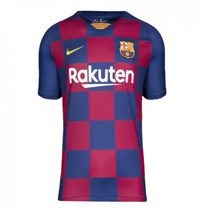 Luis Suarez Official FC Barcelona Back Signed And Framed 2019-20 Home Shirt