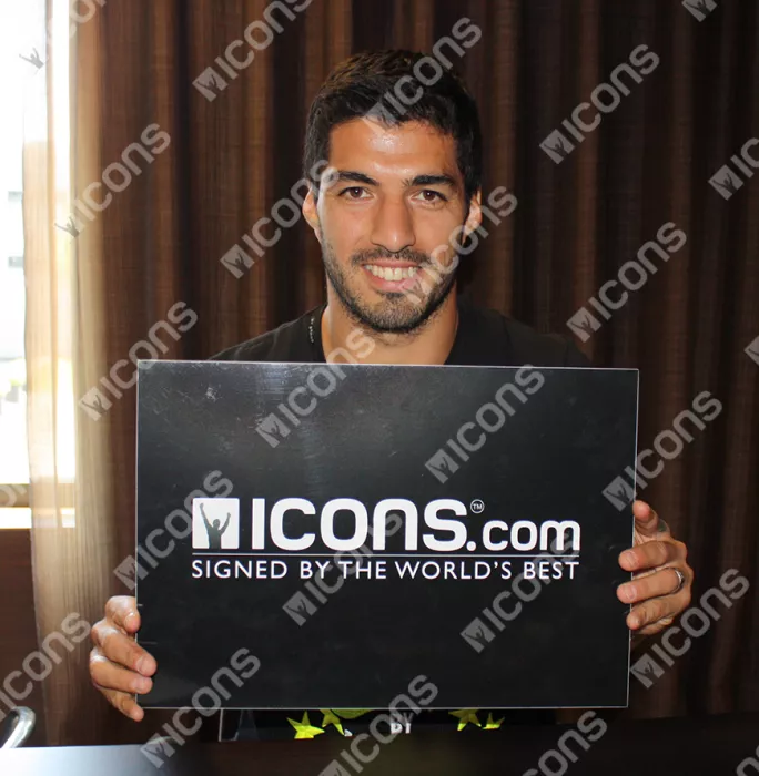 Luis Suarez Signed Black Adidas Predator Boot