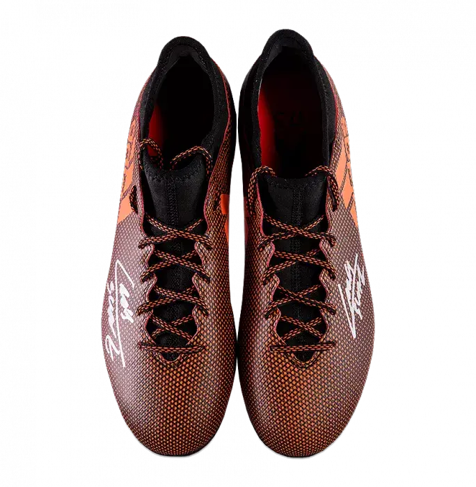 Luis Suarez Signed Burnt Orange Adidas X 17.3 Boot