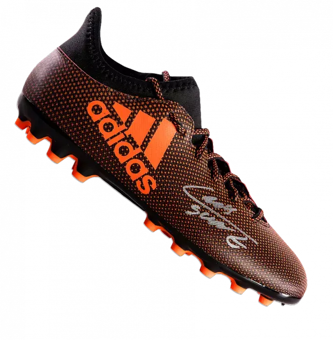 Luis Suarez Signed Burnt Orange Adidas X 17.3 Boot