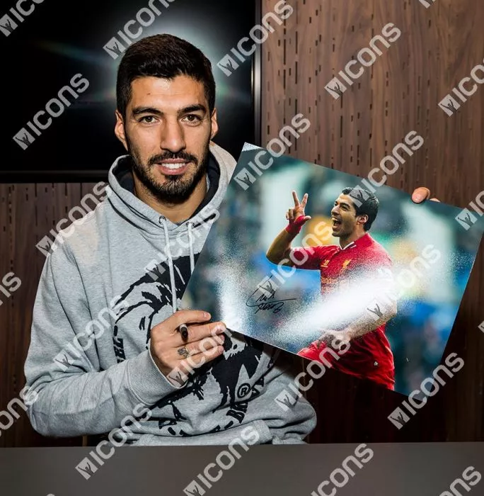 Luis Suarez Signed Liverpool Photo: Goal Vs Everton
