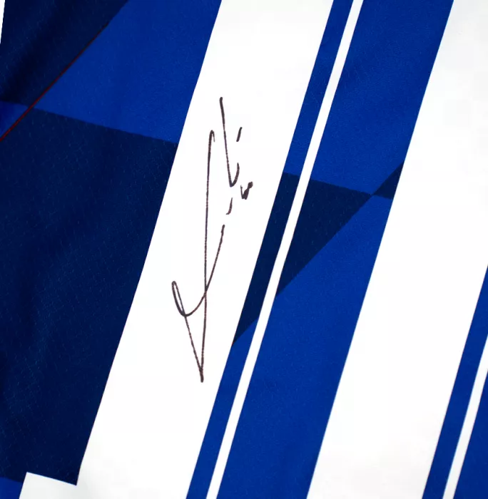 Luka Modric Back Signed Croatia 2024 Away Shirt In Classic Frame