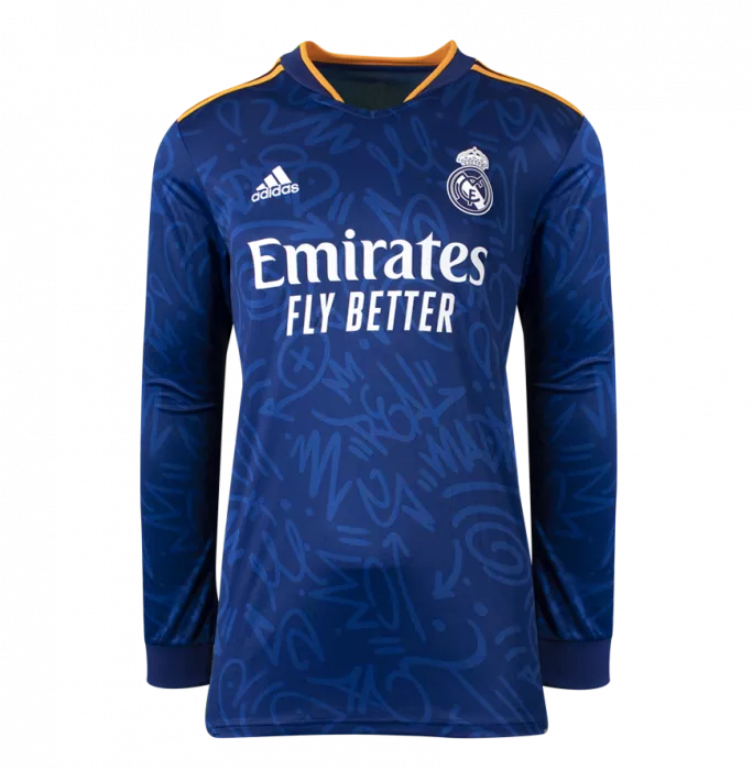 Luka Modric Back Signed Real Madrid 2021-22 Long Sleeve Away Shirt